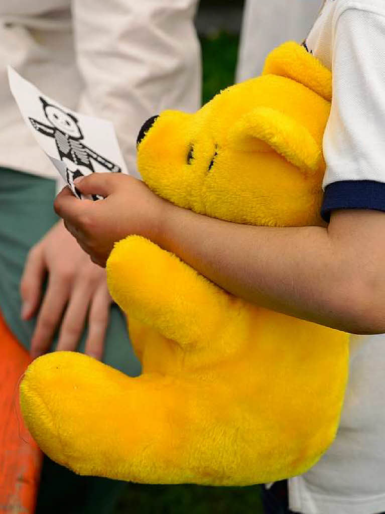 Das Teddybärkrankenhaus macht im Freiburger Stadtgarten Station. Das Teddybärkrankenhaus macht im Freiburger Stadtgarten Station.