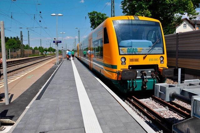 Der Umbau ist abgeschlossen: Die Mnstertalbahn fhrt wieder