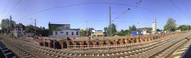 Der Bahnhof wird fr mehrere Millionen Euro umgebaut.  | Foto: Patrik Mller