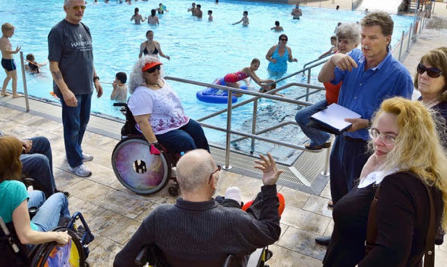 Engagiert traten die Behinderten gegen...ine ganze Reihe von Vernderungen an.   | Foto: SENF
