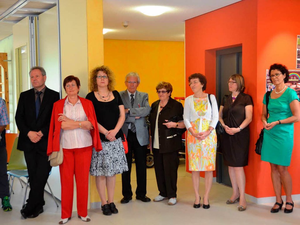 Vertreter des Caritasverband, der Regi...ns waren zur Eröffnungsfeier gekommen.  | Foto: Juliane Kühnemund