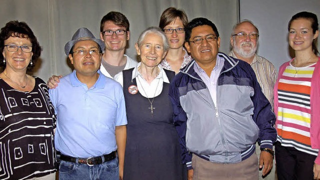 Gundelfingen Klassen bernehmen Patens...Chile bei Schwester Karoline arbeiten.  | Foto: Andrea Steinhart