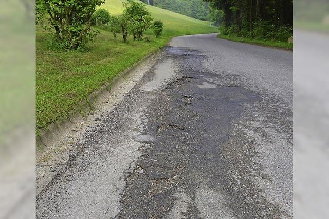 Eine Strae ohne Lcher