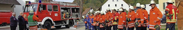 Die freiwillige Feuerwehr Grimmelshofe...buntem Programm und groem Festumzug.   | Foto: Jutta Binner-Schwarz