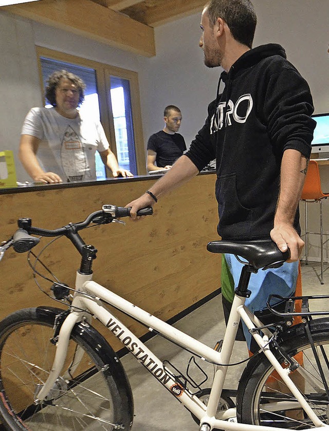 Der Radverleih bei Vel erfreut sich guter Nachfrage.   | Foto: Barbara Ruda