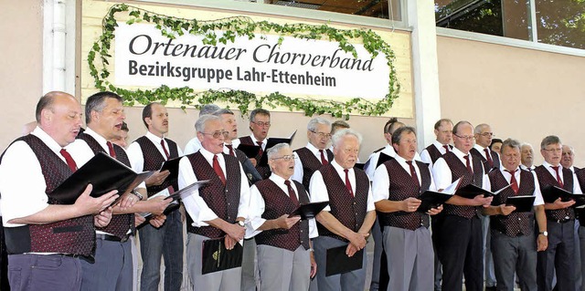 Der MGV Kippenheim war der Gastgeber b...kschortag des Ortenauer Chorverbands.   | Foto: Ulrike Hiller