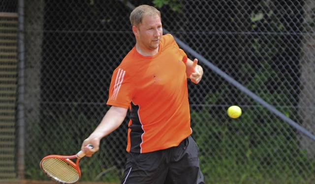 Erneut ein Turm in der Schlacht beim T...usen:  Mister Badenliga Andreas Bauer   | Foto: Meinrad Schn