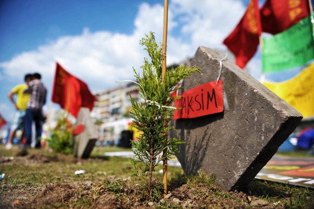 Stein des Anstoes ist der Taksim-Platz.  | Foto: AFP