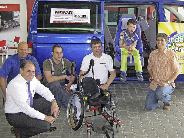 Das Auto ist dasselbe und doch ganz an...euen sich ber den neuen Schwenksitz.   | Foto: Privat