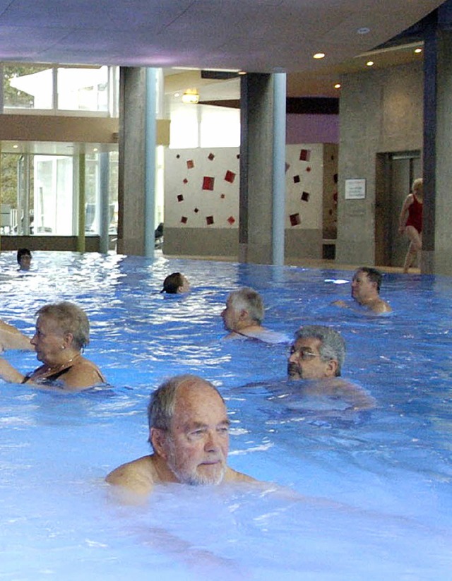 Die Wellness-Welt   Sole Uno schwimmt sich  frei:  | Foto:   Bhm-Jacob