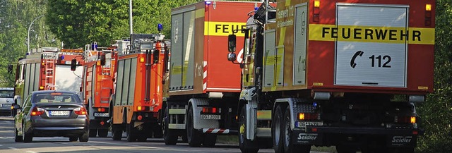 Die Feuerwehr Offenburg kann die Anfor...tehen nur 102 tagsber zur Verfgung.   | Foto: Fotos: G.  Siefke