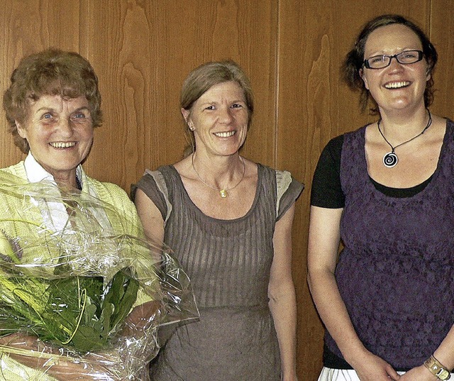 Pfarrerin Nicole Otte-Kempf (rechts) v...re Nachfolgerin ist  Sabine Klingler.   | Foto: Georg Diehl