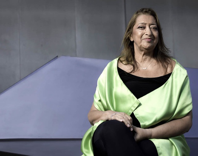 Zaha Hadid bei Vitra in Weil   | Foto: Bettina Matthiessen