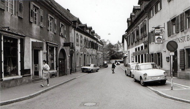 So schmuck wie heute war die Lammstrae vor 40 Jahren noch nicht.   | Foto: Privat