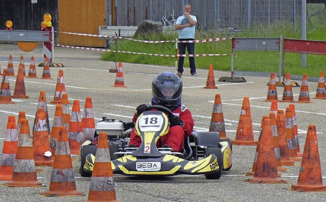 Mini-Vettels waren auf der Piste  bei ...die 25. Veranstaltung als Ausrichter.   | Foto: Verein