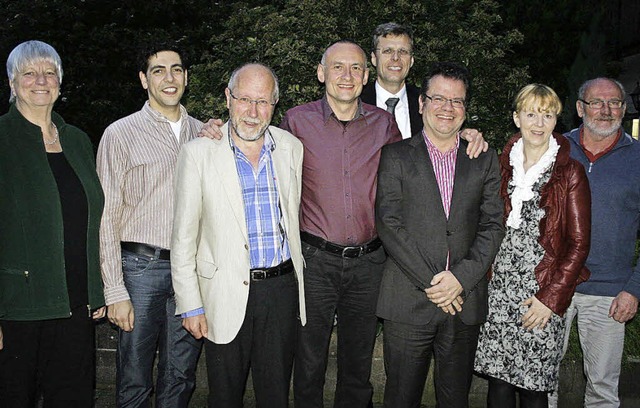 Der neugewhlte Vorstand der Freien W... Jochen Becker (Vierter  von rechts).   | Foto: Karin Heiss