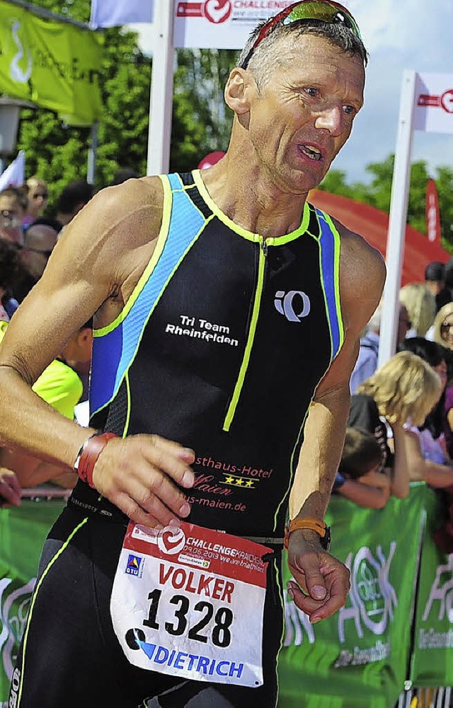 Volker Forstmeyer auf der Laufstrecke <ppp></ppp>  | Foto: Tri-Team Rheinfelden