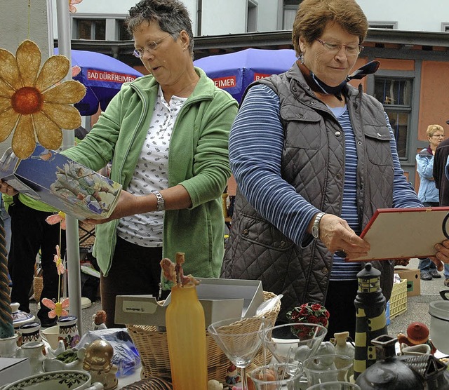 Vielfalt ist angesagt beim Straenflohmarkt.   | Foto: Archivfoto: Chymo