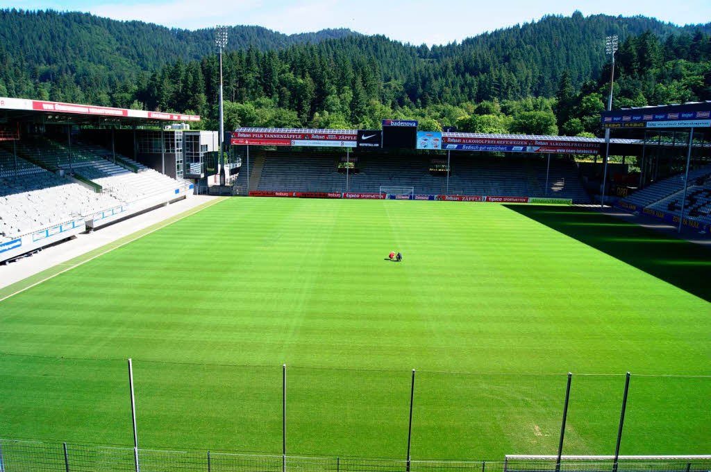 (Fast) alleine im Mage-Solar-Stadion: Grundschüler aus Bachheim-Unadingen. (Fast) alleine im Mage-Solar-Stadion: Grundschüler aus Bachheim-Unadingen.