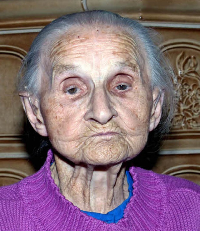 Maria Steiert wird  100 Jahre alt.   | Foto: Barbara Odrich-Rees
