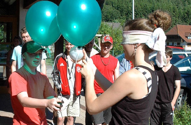 Die Aufgaben fr die 72-Stunden-Aktion...s ebenfalls 30 Kinder und Jugendliche.  | Foto: Christiane Sahli/Ulrike Spiegelhalter