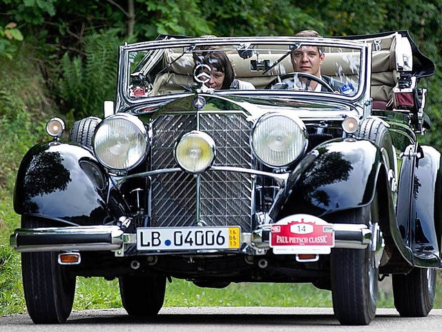 Fahrer Georg Stemmler mit Copilotin Carmen Meister  | Foto: Daniel Fleig