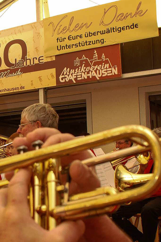 Musikvereinn Grafenhausen dankt fr die Untersttzung beim Jubilum