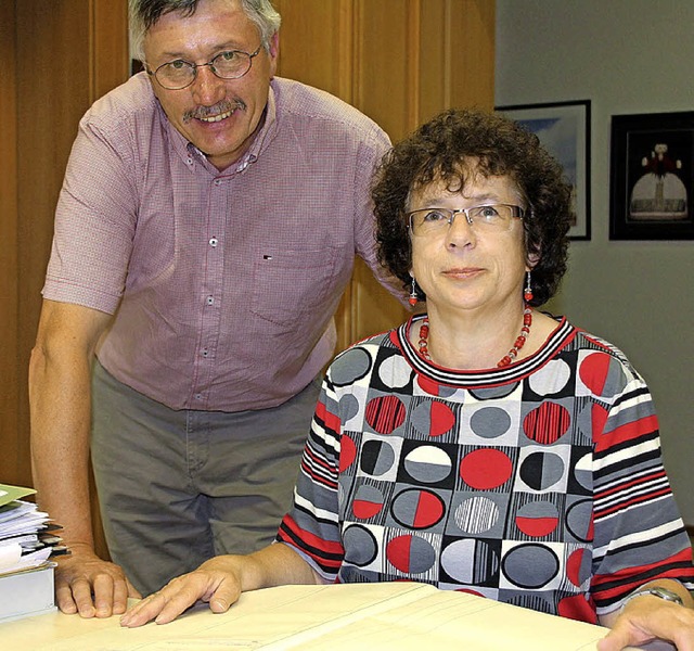 Siglinde Drollmann und Martin Frenk   | Foto: Gemeinde