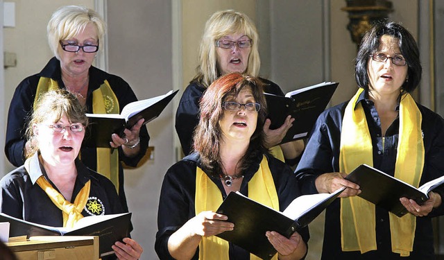 Die Sunshine Singers punkten besonders mit &#8222;Hallelujah&#8220;.   | Foto: Sandra Decoux-Kone