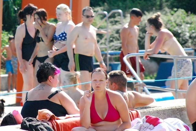 Hitze zieht die Besucher ins Freibad