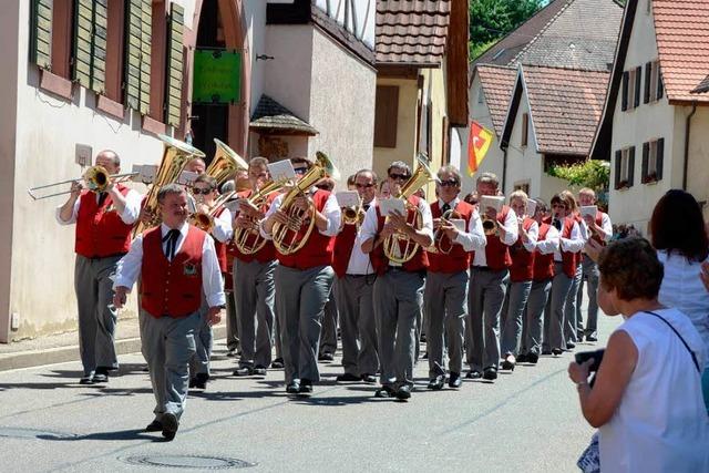 Kiechlinsbergen im Zeichen der Blasmusik