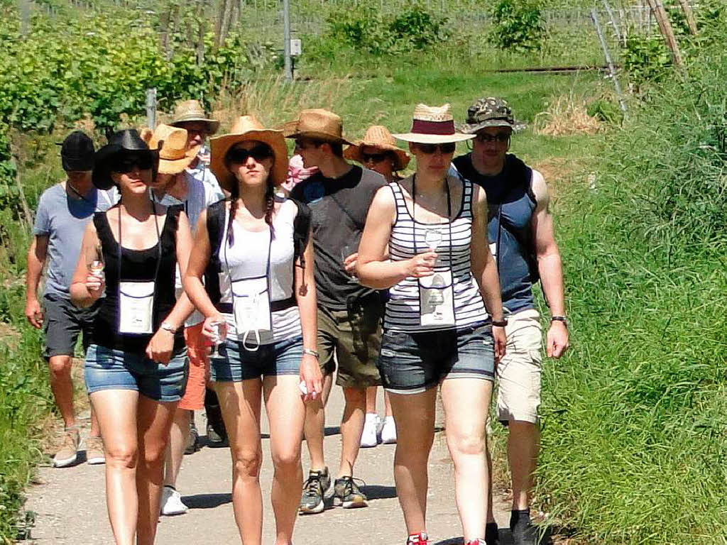 Am vergangenen Sonntag fand in Oberrotweil die 11. kulinarische Weinwanderung statt.