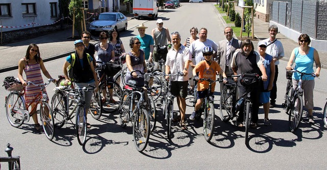 Teilnehmer der Radtour von Meienheim nach Krzell.   | Foto: Privat