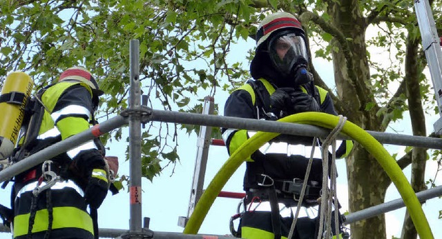 Leistungsabzeichen Feuerwehr in Teningen  | Foto: Aribert Rssel