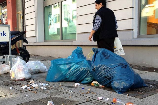 Mll in der Stadt bleibt ein rgernis