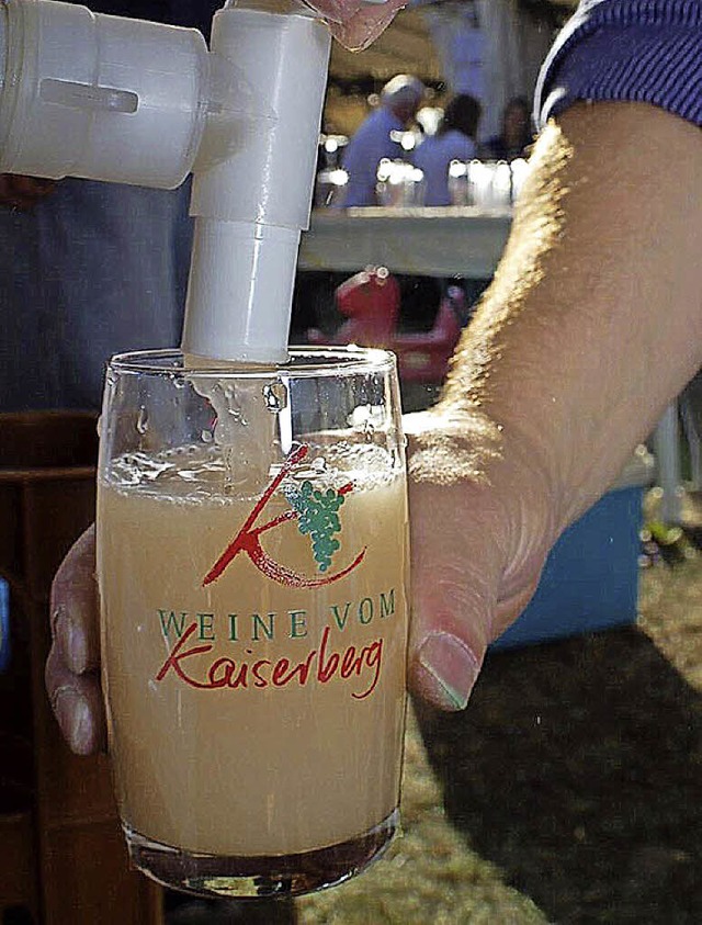 Neuer Ser wird auch dieses Jahr wied...em Kaiserbergfest ausgeschenkt werden.  | Foto: Merkle