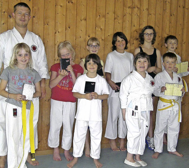jugne Karatekas leben das sportabzeichen ab  | Foto: Privat