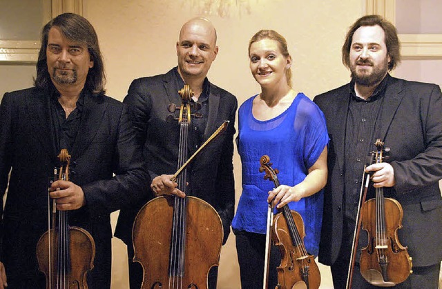 Das Artemis Quartett faszinierte seine...erhrter Intensitt und Ausdrucksflle  | Foto: Karin Stckl-Steinebrunner
