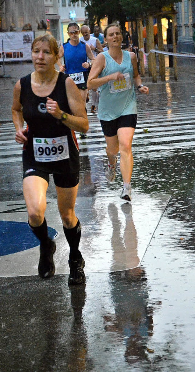 Regen  ist kein Grund fr einen Abbruch.   | Foto: Barbara Ruda