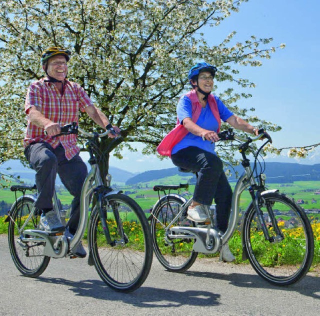 Dem Elektromotor sei Dank: Auf einem E... fhrt es sich ohne groe Anstrengung.  | Foto: <Bildnachweis> Flyer</Bildnachweis>