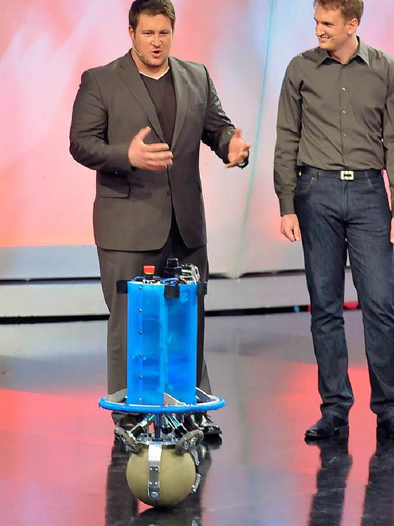 Matthias Steiner und der Roboter