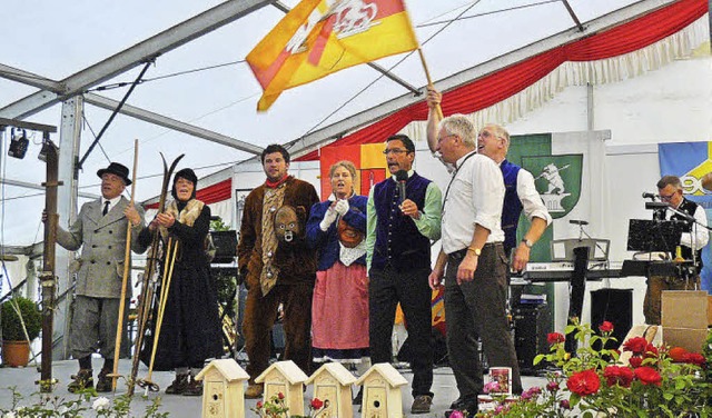 Feldberg-Brental stellten vor (von li...Wirbser, Bruno Kiefer, Walter Wochner.  | Foto: Edeltraud Blume