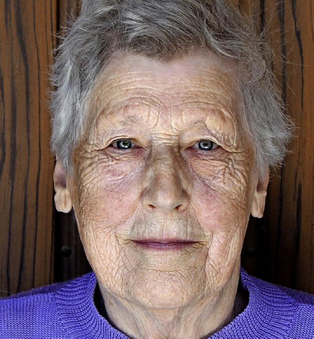 Johanna Baum feiert heute ihren 85. Geburtstag.  | Foto: Adelbert Mutz