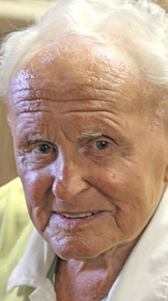 Robert Tritschler, 90 Jahre alt  | Foto: Chris Seifried