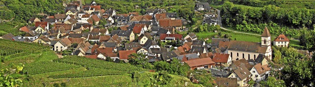 Das Winzerdorf Achkarren ist ein beliebter Urlaubsort.  | Foto: Herbert Trogus