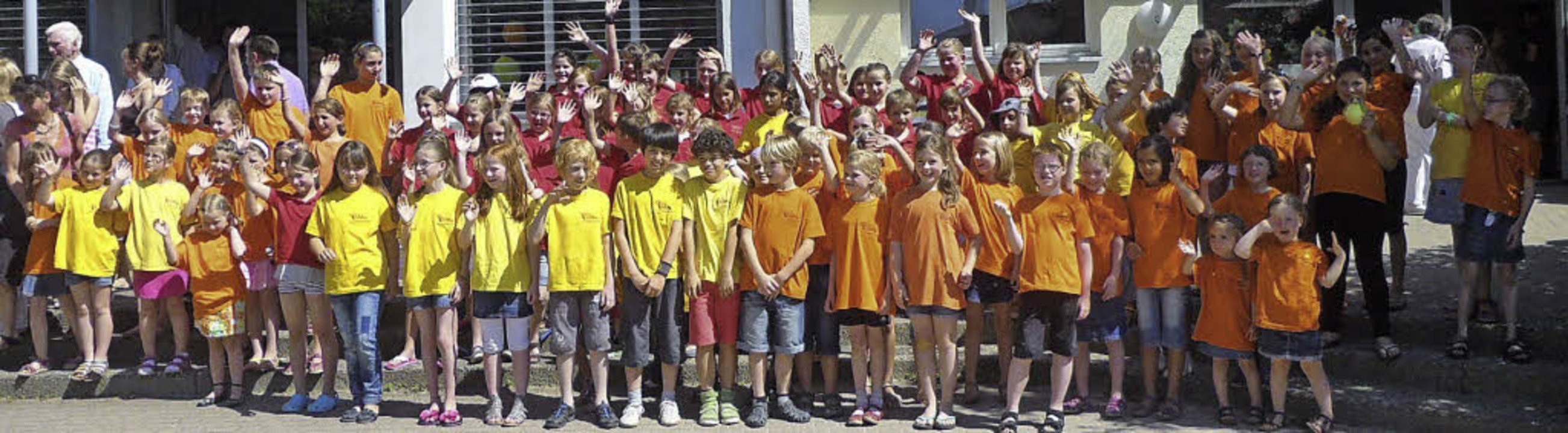 Drei Chre begeisterten beim Kindercho...n des Untermarkgrfler Chorverbandes.   | Foto: Bianca Flier