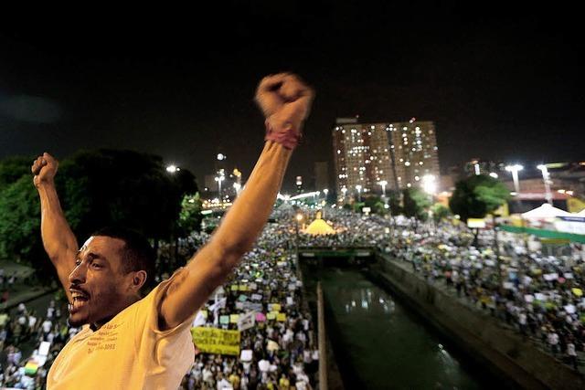 In Brasilien haben sich die Proteste ausgeweitet