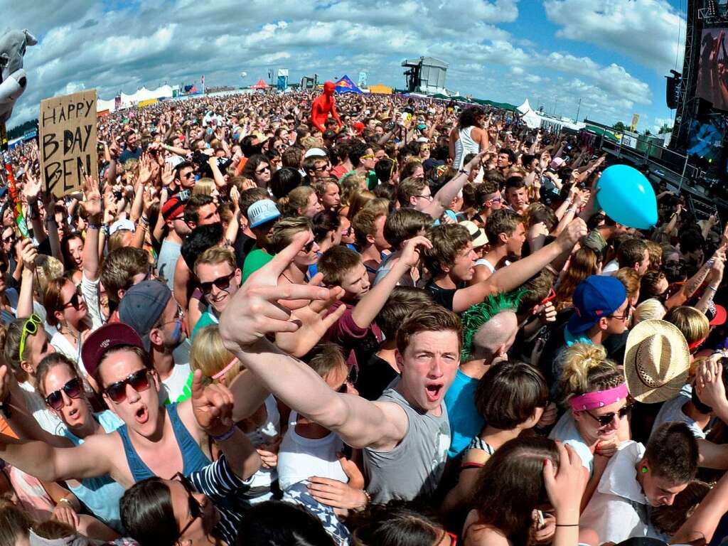 In diesem Jahr stellt das Festival mit 65 000 Feierwtigen einen neuen Rekord auf.