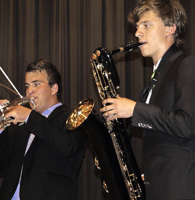 Der Musikkurs sorgte fr den richtigen...ungener Abiball am Scheffelgymnasium.   | Foto: Hrvoje Miloslavic