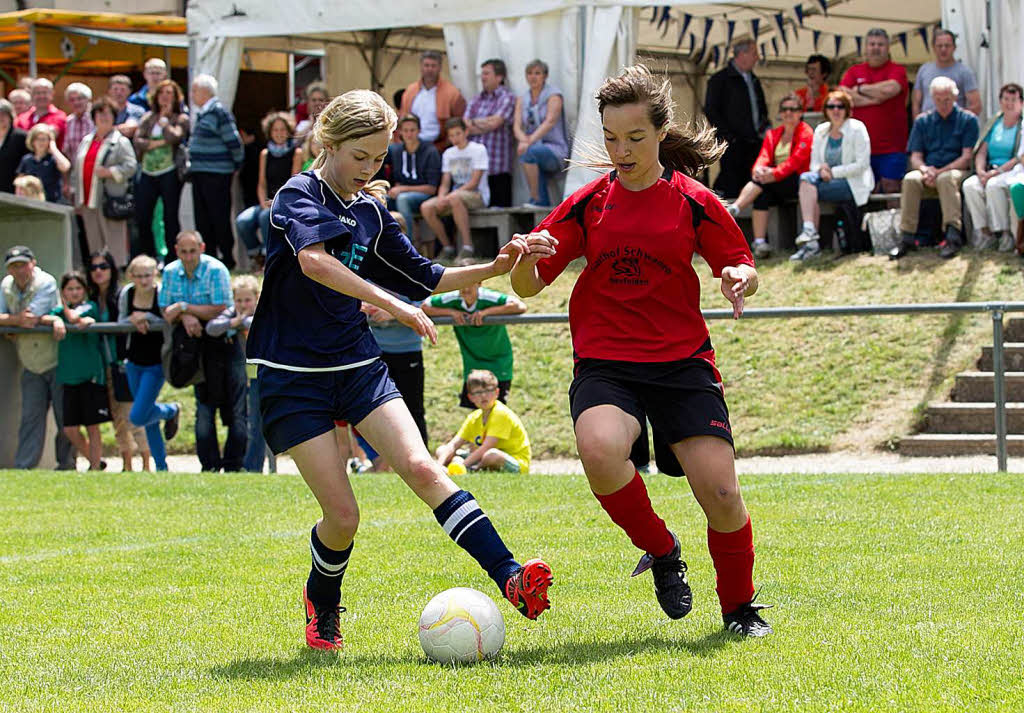 Die Mdchen der  SpVgg Buggingen/Seefelden 09 haben den Bezirkspokal der D-Juniorinnen mit 2:0 gegen den FC Prechtal gewonnen.